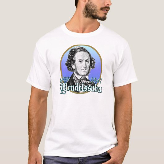 フェリックス・メンデルスゾーン Tシャツ (正面)