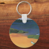 フェリックス・ヴァロットンによるトレガステルの湾、美術 キーホルダー (正面)