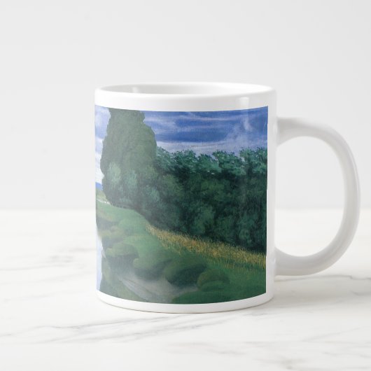 フェリックス・ヴァロットンによる『ベルヴィルの川』、美術 ジャンボコーヒーマグカップ (右)