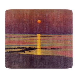 フェリックス・ヴァロットンによる「夕焼け」 カッティングボード