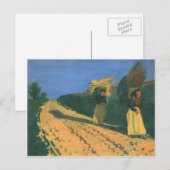 フェリックスVallotton – 木を持つ女性 ポストカード (正面/裏面)