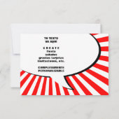 フェリツクムレアノ漫画気泡 招待状 (裏面)