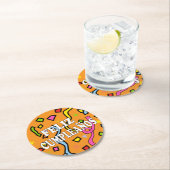 フェリツクンプレアノハッピーバースデースペインのイン ラウンドペーパーコースター (インサイチュ)