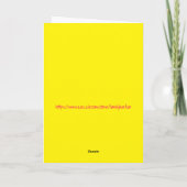 フェリツクンプレスペインのーニオスハッピーバースデー空白のおもしろい カード (裏面)