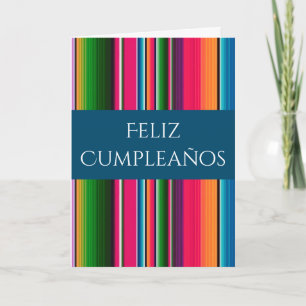 フェリツクンプレスペインのーニョスメキシコ毛布誕生日 カード