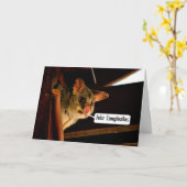 フェリツクンプレスペインのーニョス誕生日とポッサム カード (黄色い花)