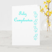 フェリツクンプレスペインのーニョス誕生日とラブハート カード (黄色い花)