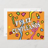 フェリツクンプレニョスハッピーバースデー ポストカード (正面/裏面)