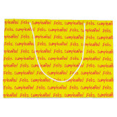 フェリツクンプレニョスペインのスハッピーバースデーフェスタ ラージペーパーバッグ (裏面)