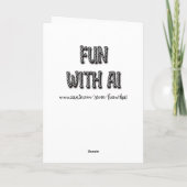 フェリツクンプレーニオスハッピーバースデースペインのイン カード (裏面)