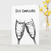 フェリツクンプレーニオス/ハッピーバースデースペインの言語 カード (黄色い花)