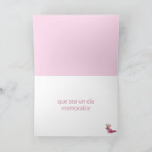 フェリツクンプレーニョスエントゥディアスペシャルティアル,誕生日タン サンキューカード (内部)