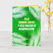 フェリツセマナサンタフェリツパスコア/ポルトガル語 カード (黄色い花)