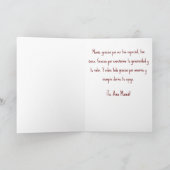 フェリツディアデラスマドレスタジェタ サンキューカード (内部)