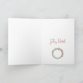 フェリツナタル、ポルトガセクリスマスリースホリデイCa シーズンカード (内部)