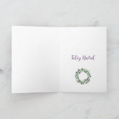 フェリツナタル、ポルトガセクリスマスリースホリデイCa シーズンカード (内部)