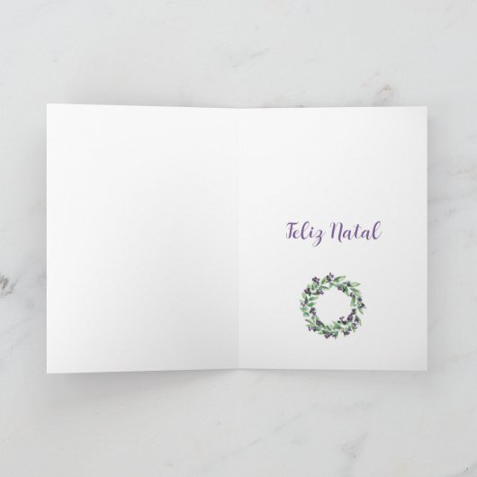 フェリツナタル、ポルトガセクリスマスリースホリデイCa シーズンカード (内部)