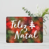 フェリツナタル《写真》ぼけ味の木の灯り 招待状 (スタンド正面)