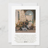 フェリツナビ犬パニーペットクリスマスカード シーズンカード (裏面)