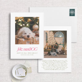 フェリツナビ犬パニーペットクリスマスカード シーズンカード