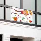 フェリツミュートスバナー（グロメット付き） 横断幕 (ビルの外側)