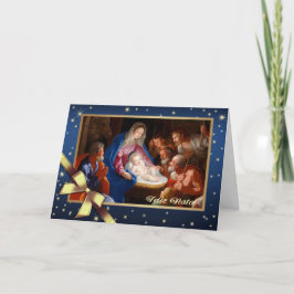 フェリツ・ナタル。出生シーンカード（ポルトガル語） シーズンカード