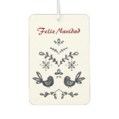 フェリツ・ナビダッドキリスト教詩Air Freshener, Pine カーエアーフレッシュナー (正面)