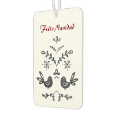 フェリツ・ナビダッドキリスト教詩Air Freshener, Pine カーエアーフレッシュナー (左)