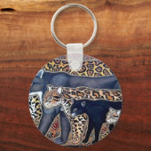 フェリノスデコスタリカ – 大きな猫 キーホルダー (正面)