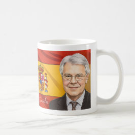 フェリペ・ゴンサレスのマグ コーヒーマグカップ
