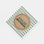 フェリモダンズ・ナビダッドのクリスマスツリー スタンダードランチョンナプキン (角)