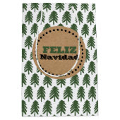 フェリモダンズ・ナビダードクリスマスツリー ミディアムペーパーバッグ (正面)