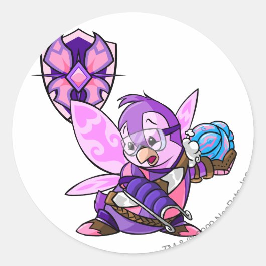 フェリランドチームキャプテン1 ラウンドシール (正面)