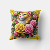 フェリンアミッドア鮮やかフローラ開花 クッション (裏面)