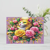 フェリンアミッドア鮮やかフローラ開花 サンキューカード (スタンド正面)