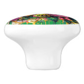 フェリンアミッドア鮮やかフローラ開花 セラミックノブ (側面)