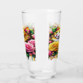 フェリンアミッドア鮮やかフローラ開花 タンブラーグラス (左)