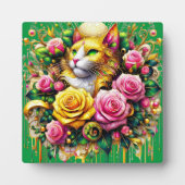 フェリンアミッドア鮮やかフローラ開花 フォトプラーク (正面)