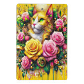 フェリンアミッドア鮮やかフローラ開花 ミニクリップボード (裏面)