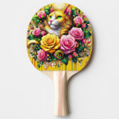 フェリンアミッドア鮮やかフローラ開花 卓球ラケット (正面)