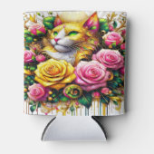 フェリンアミッドア鮮やかフローラ開花 缶クーラー (正面)