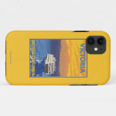 フェリーおよび山-ビクトリア、紀元前にカナダ Case-Mate iPhoneケース (裏面(横))