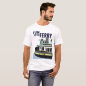 フェリーで楽しむ旅 Tシャツ (正面フル)