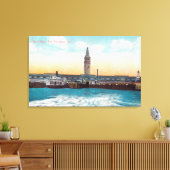 フェリーとタスリップまたは滑ることワーの眺め キャンバスプリント (インサイチュ (リビング))