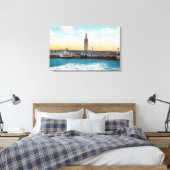 フェリーとタスリップまたは滑ることワーの眺め キャンバスプリント (インサイチュ (寝室))