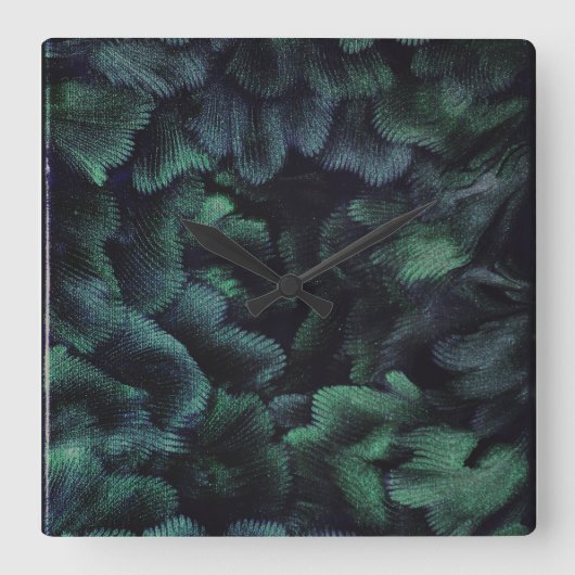 フェリーの森 スクエア壁時計 (正面)