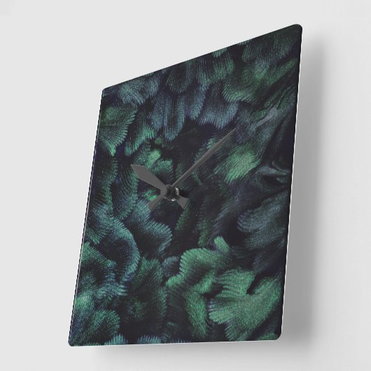 フェリーの森 スクエア壁時計 (傾斜)