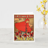 フェリーシーズノーテカード カード (黄色い花)