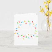 フェリース・ナビダッド スペイン メキシコ クリスマス Xmas ライト カード (黄色い花)