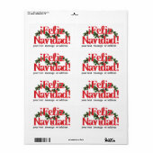 フェリーズ・ナビダッド・ウィズ・ホリー ラベル (フルシート)